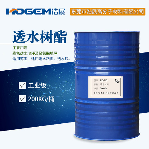 Porous resin